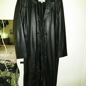 M Julian Wilson Leather Trench